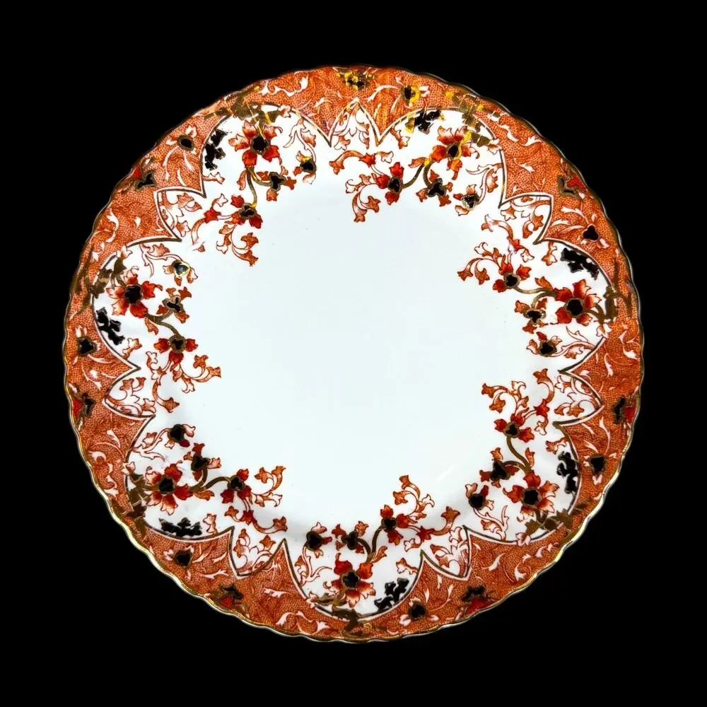Radfords Fenton Imari Gold Victoria Pattern Scalloped Edge Plate 8